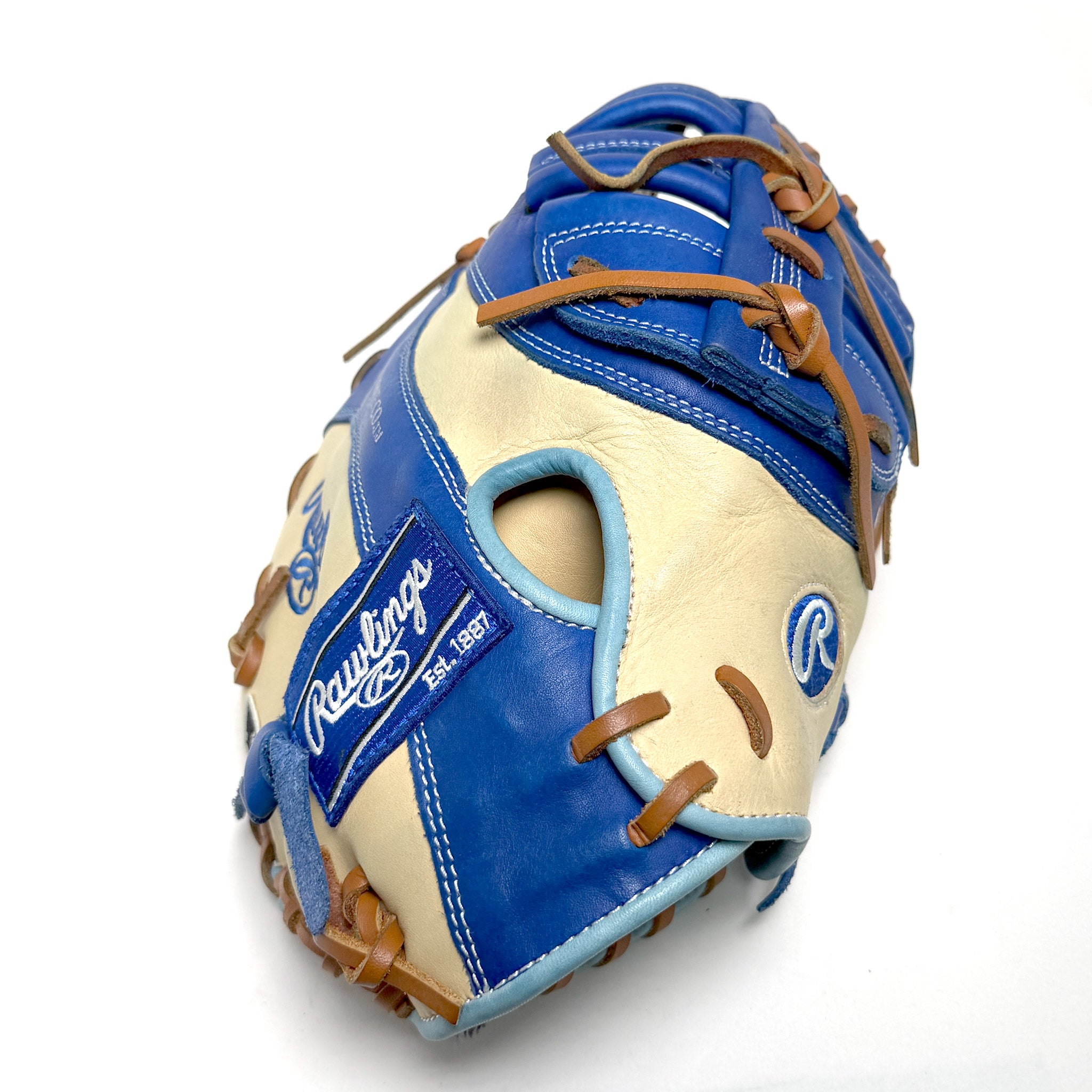 Rawlings ローリングス 一般軟式 ファーストミット ビューリーグ 青 Rawlings ローリングス 野球 軟式用 一塁手用グラブ ブルー – ベースギア