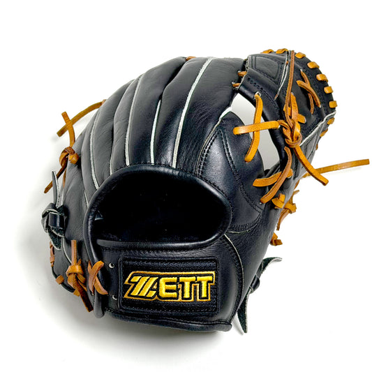 ZETT ゼット 野球 軟式用 内野手用グラブ ブラックカラー