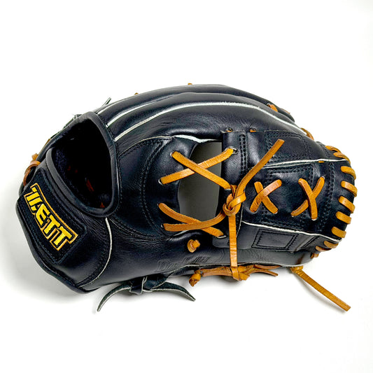 ZETT ゼット 野球 軟式用 内野手用グラブ ブラックカラー