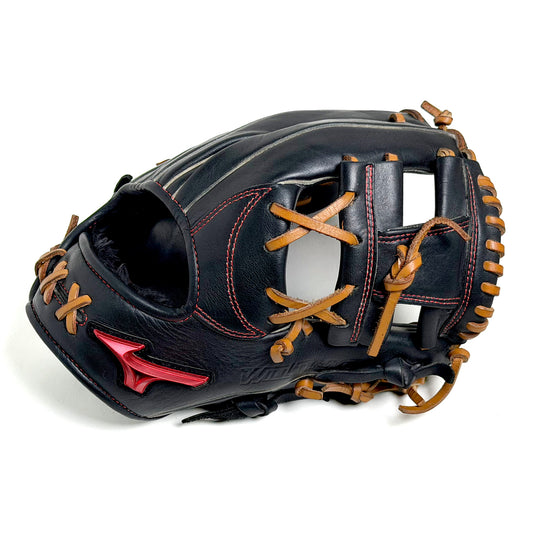 ミズノ 野球 軟式用 内野手用グラブ ブラックカラー