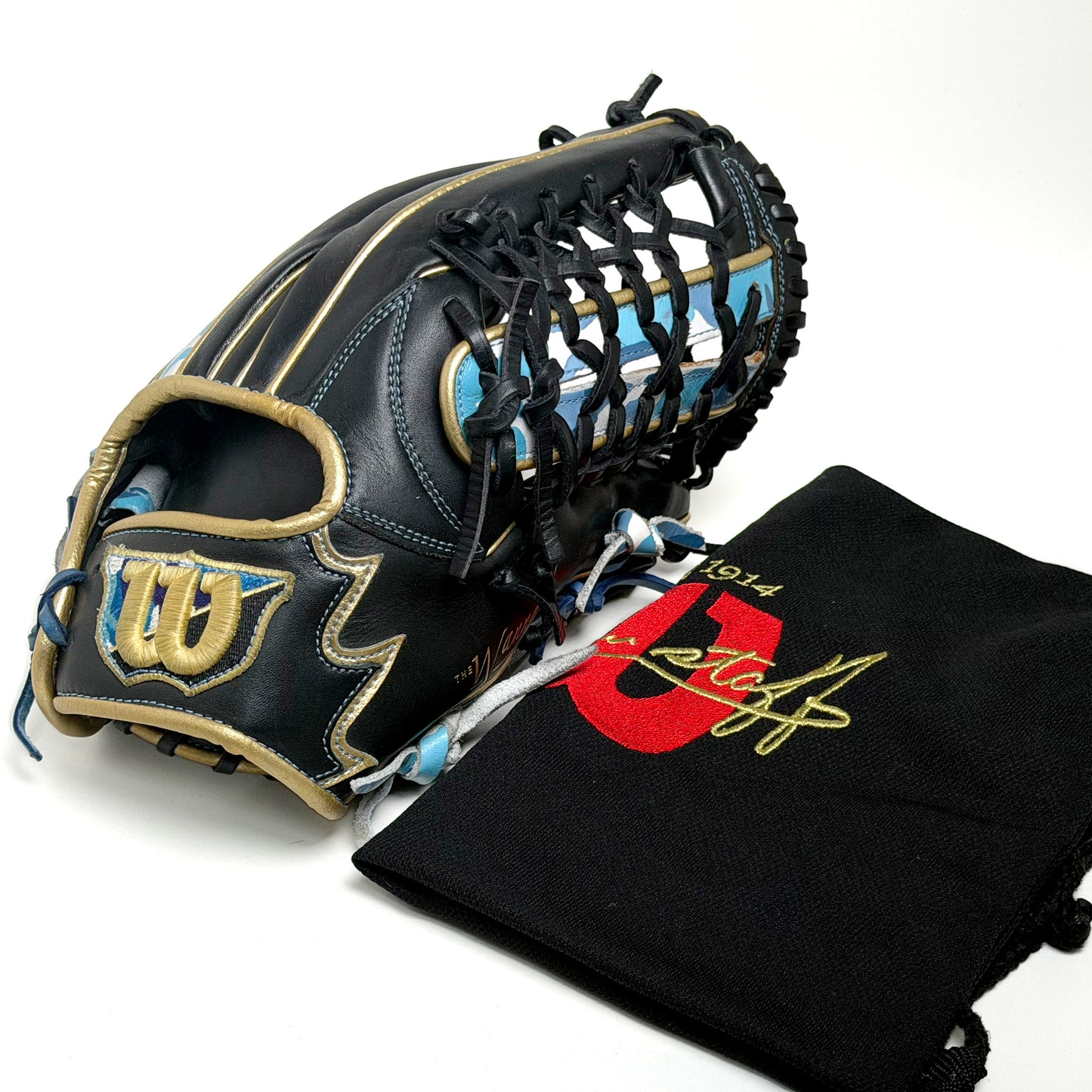 Wilson ウィルソン 野球 軟式用 外野手用グラブ 迷彩カラー ケース付き